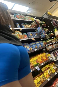 Blue legging shorts
