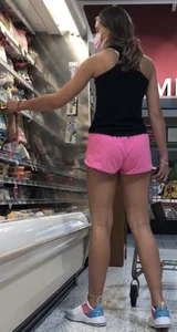 Leggings and shorts while running errands