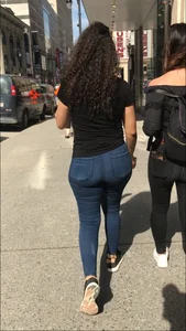 Big Candid Ass in Tight Blue Jeans on the Street Creepshot