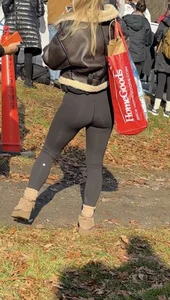 Cap 2 sexy asses in leggings at the same place  Which one is your fav