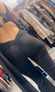 Perfect fat ass in a slutty outfit with tramp stamp showing!