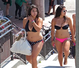 Sexy beach and bikini girls