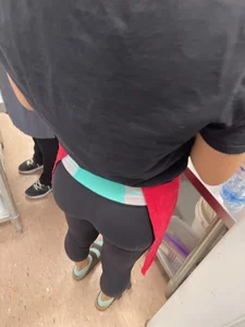 super sexy latina coworker with fatty in leggings (DIFFERENT DAYS)