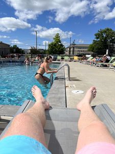 Bikini pool day