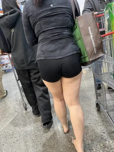 Sexy Asian in shorts