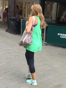 Candid girls in leggings, yoga pants, lulus and lycra