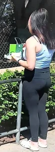 Tight Leggings And Small Shorts at Amusement  Park