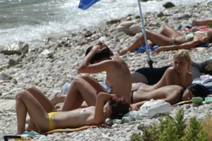 Croatia nude beach females, mostly mature
