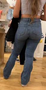 Redhead squatting and working part 2 (oc)