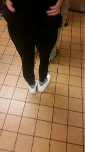 Booty in Black Tight Pants