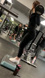 Redhead with tight ass @gym