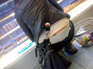 Huge collection of whale tails, ass cracks and panty peeks in public