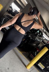 Thick Colombian Milf in Tight Sundress with fat ass on escalator ( OC , VPL)