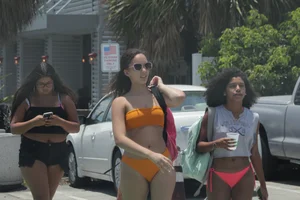 Florida beach and bikini girls