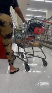 Thick ebony in tie dye leggings
