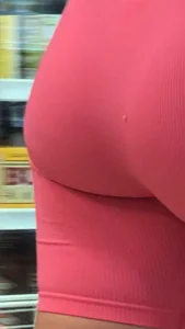 Pink spandex shorts and some problematic leggings