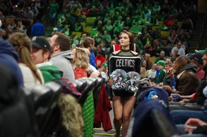 Candid cheerleaders