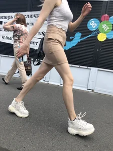 Hot Legs in a Skirt Street Creepshots