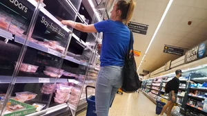 Blonde nice bum