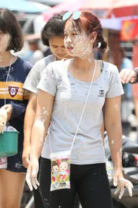 Water Festival girls in Thailand
