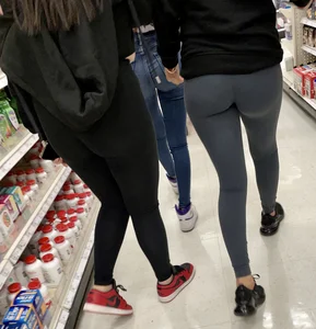 Grey yoga Bum