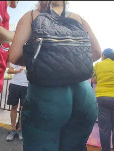 Blonde with a beautiful Colombian ass