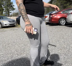 Thick ghetto latina in skin tight flares