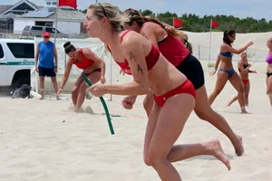 Bunch of sexy lifeguard tournament girls from 2013