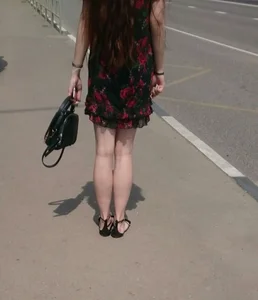 Candid girls in skirts and short dresses