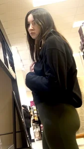Beautiful Brunette Leggings with a PERFECT Ass