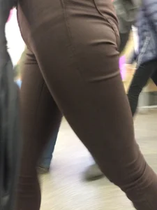 Small Ass in Tight Pants Subway Closeup Creepshot