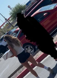 Hot milf in short shorts