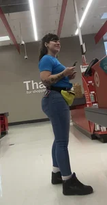 Face shot, cute smile, fat ass