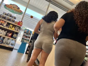 Latina in grey one piece (oc)