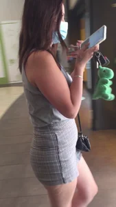 Teen in tight shorts but too much asscheeks