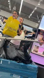 Two college chick’s shopping for makeup(oc)