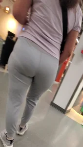 Major VPL in tight grey pants (OC)