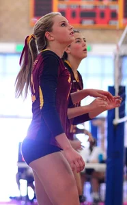 Skinny volleyball teen