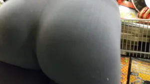 Spanish mami ready to burst out of her outfit in store pt.1 (4 short clip collection)