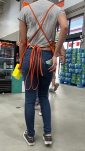 caught by home depot worker. then, moves closer to camera