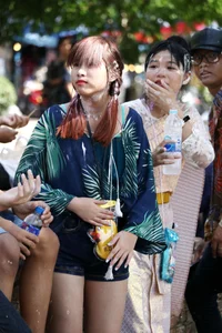 Water Festival girls in Thailand