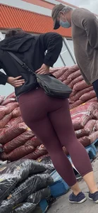 Sexy ball busting purple bubble butt