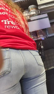 Blonde ex-coworker in tight jeans part 2