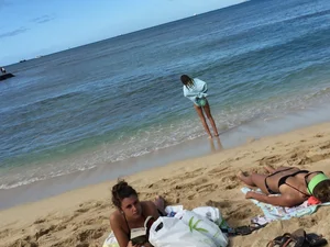 Beach and bikini girls