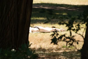 Creepshots of some girls in the park getting some sun in bikinis