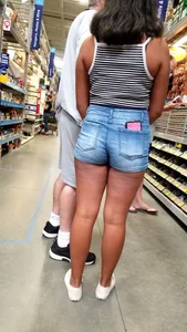 Tight ass in shorts