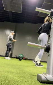 Asian showing her VTL