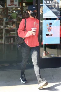 Vanessa Hudgens with GG Magree seen outside Earthbar in West Hollywood