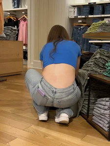 Redhead squatting and working part 19 (OC)