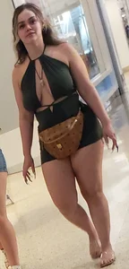 By popular demand, thick teen at mall